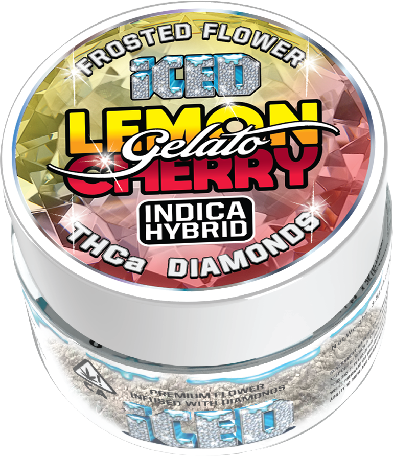 Iced Jarred Infused Flower Lemon Cherry Gelato